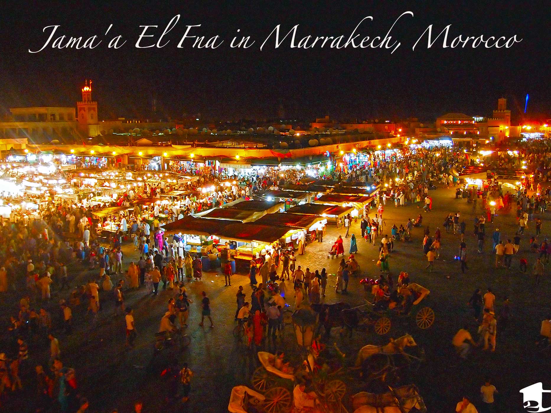 Jama'a el Fna in Marrakech, Morocco