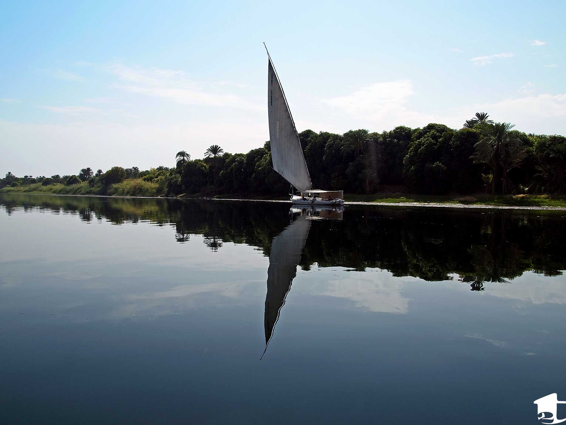 A felucca on the Nile