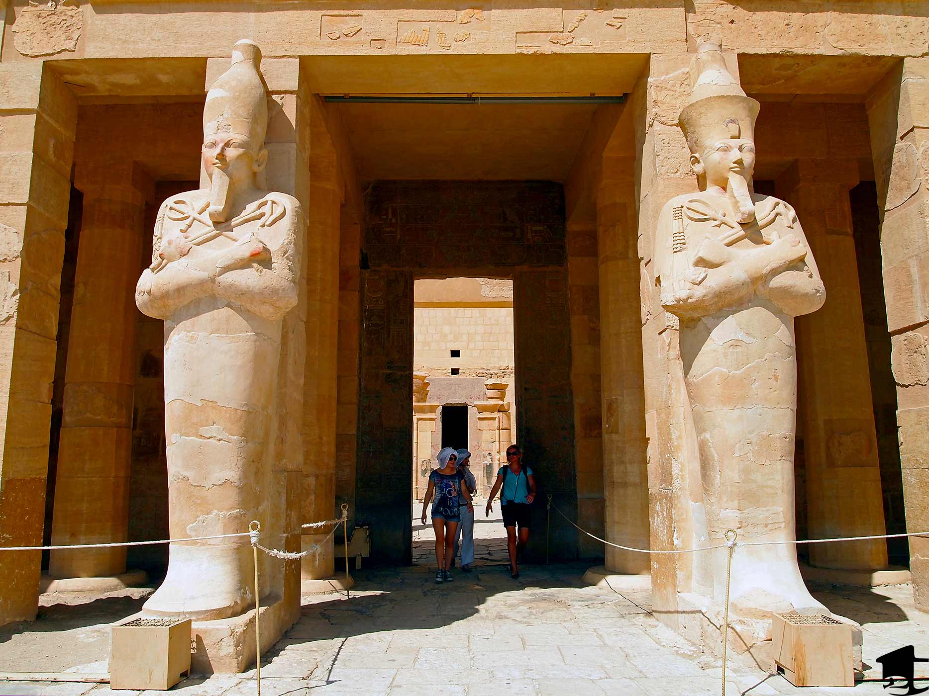 Statues in the Temple of Hatshepsut